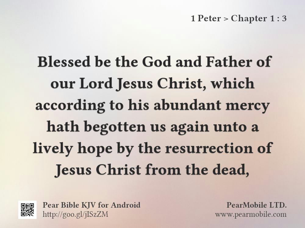 1 Peter, Chapter 1:3